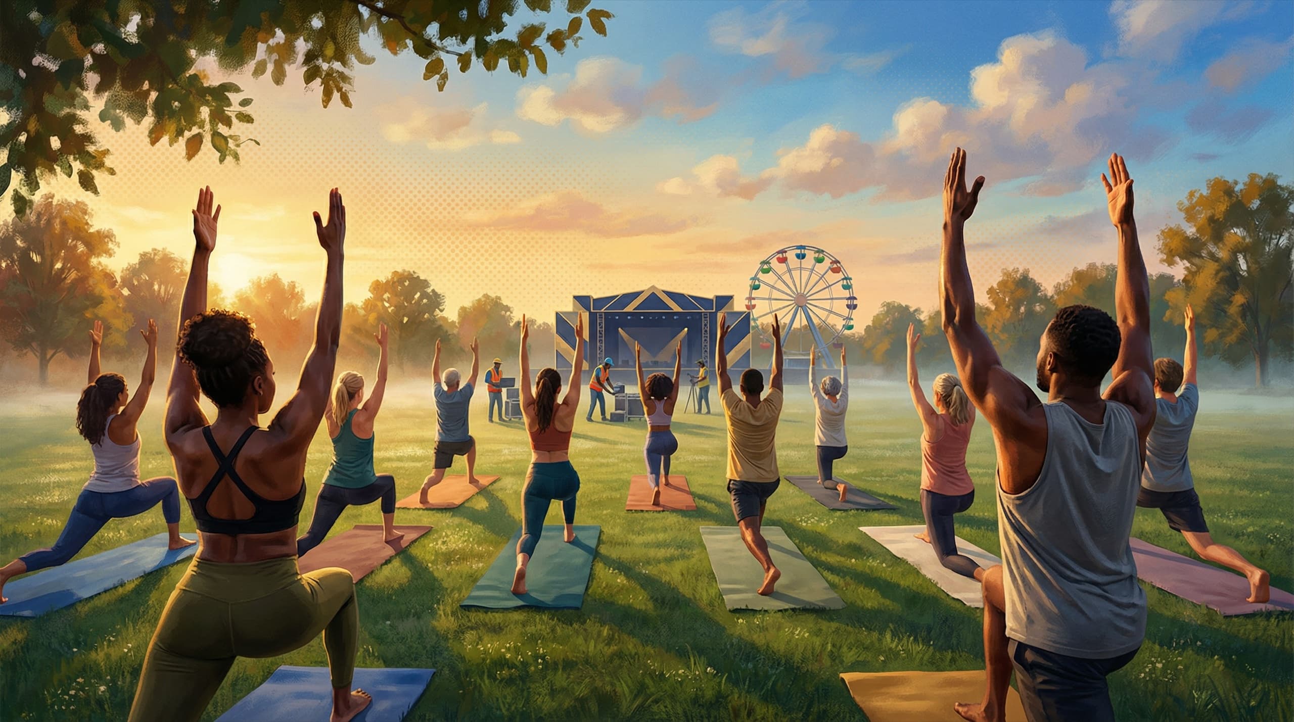 Advocacy · Communities · Tribe — TRIBE - Festival Morning Yoga